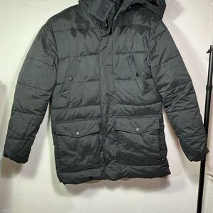 H&M Men's Dark Gray Puffer Jacket